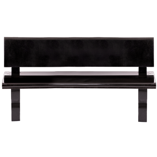 Black Memorial Bench