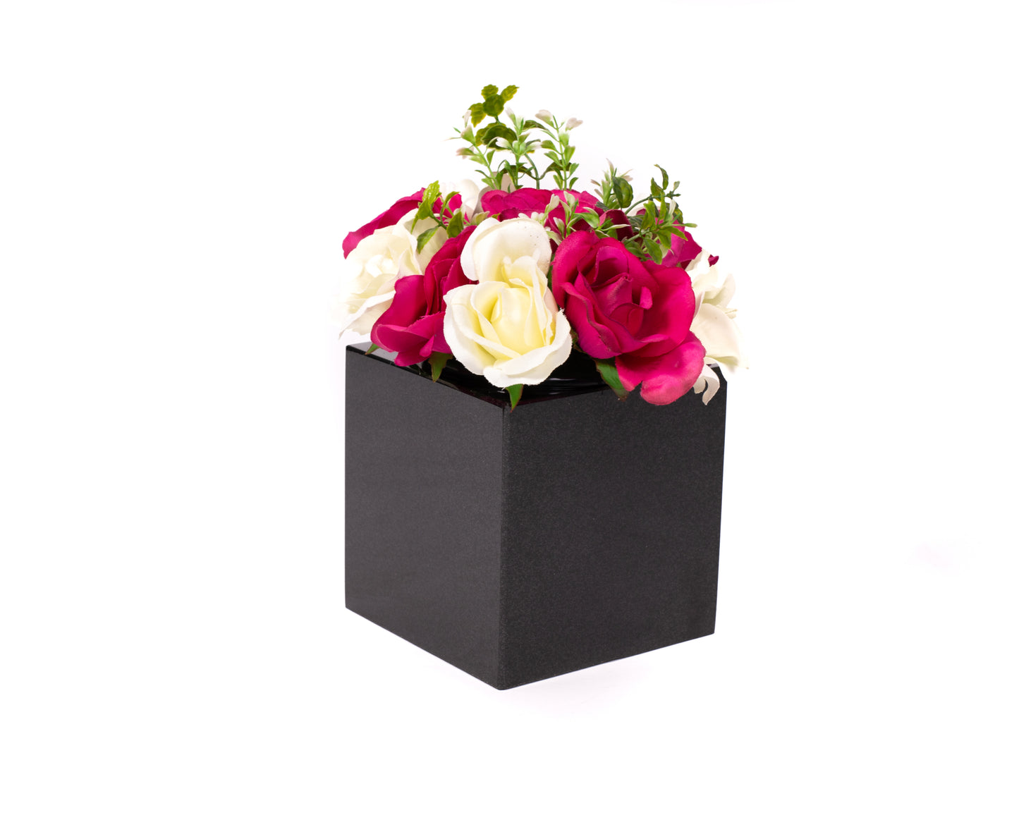 6" Black Headstone Vase