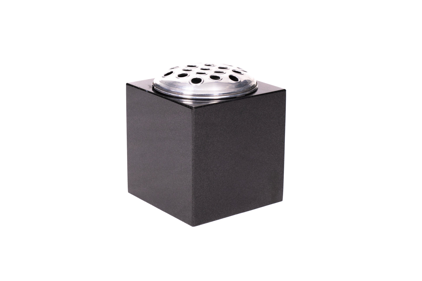 6" Black Headstone Vase